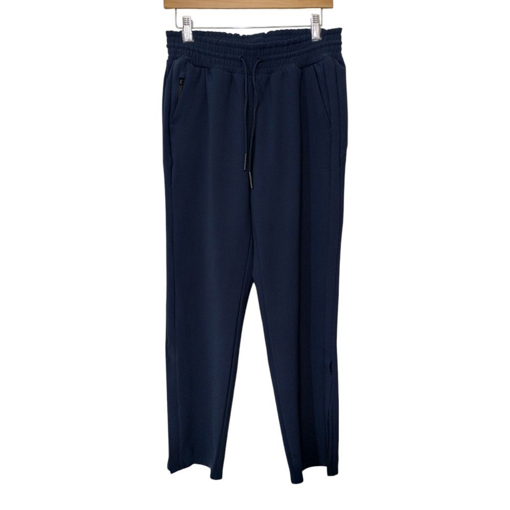 Athleta Women's Metropolis Pull On Straight Leg Pant Size S Navy Stretchy‎ Comfy